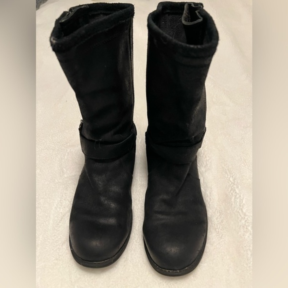 UGG all weather leather mid calf boots